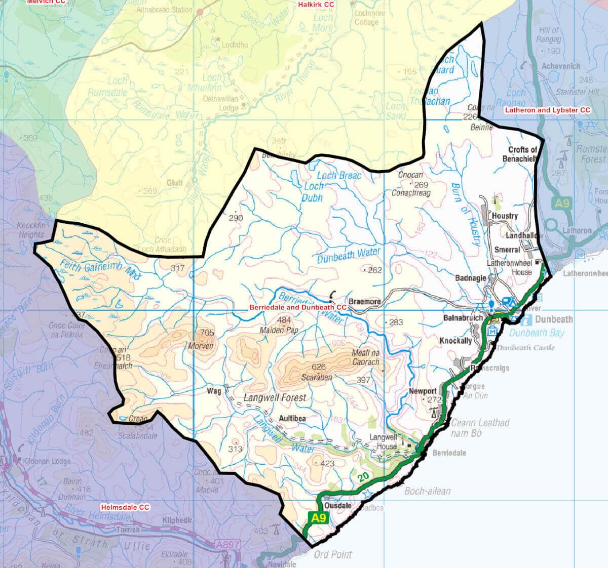 council_boundary map