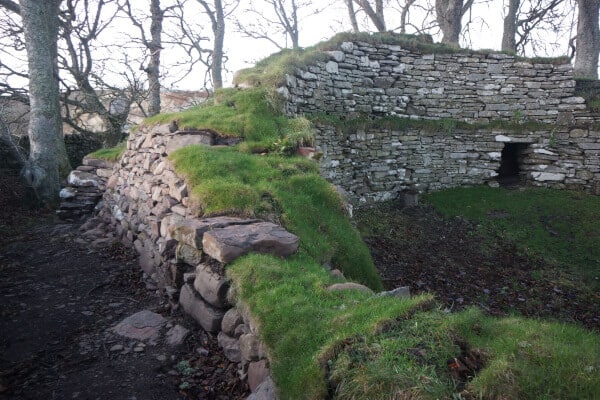 Dunbeath broch wall
