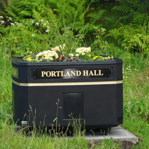 Portland Hall Flower pot